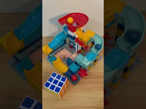 Marble Run ASMR 🔴🟡🔵 883  Satisfying Building Blocks #marblerun #marblerace #asmr