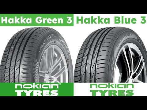 Nokian Hakka Green 3 vs Nokian Hakka Blue 3