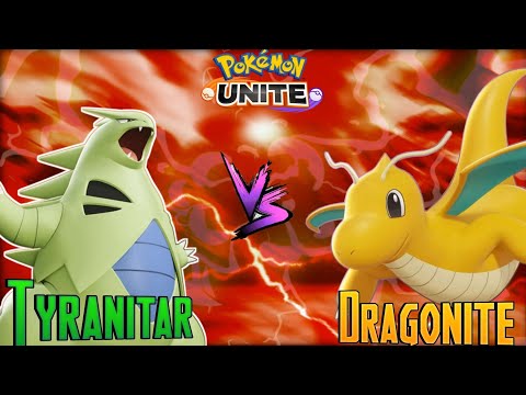 Battle of Monster ☠️💥|| Tyranitar vs Dragonite||Pokemon unite