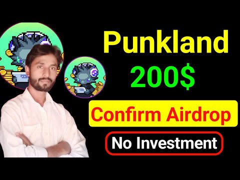 Punkland 200$ confirm airdrop no investment || Telegram new mining app full guide