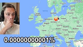 the luckiest geoguessr guess of all time