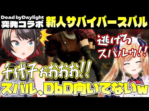 深夜に大騒ぎ！スバルとちょこ先生の絶叫わちゃわちゃDbDコラボ【ホロライブ切り抜き/癒月ちょこ/大空スバル/Dead by Daylight】