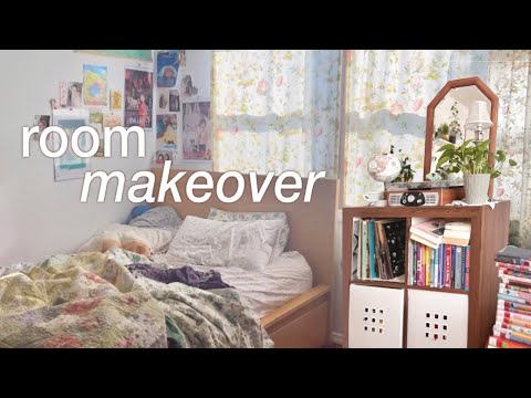 extreme room makeover & declutter // pinterest, aesthetic, minimal (ish)