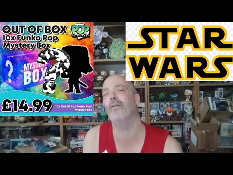 unboxing a starwars 10 oob funko pops mystery box from Pop Figures #starwars #funkopop