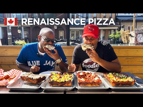 Tasting Detroit-style Pizza in the Heart of Toronto with Eat Famous 🍕🇨🇦 Foodie Nation