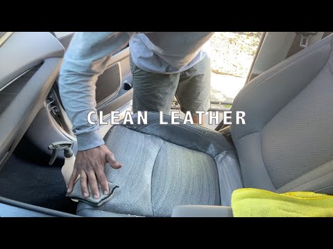 Auto Detailing - How to clean leather!