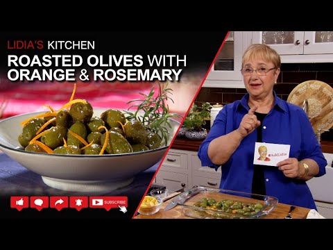 Roasted Olives with Orange and Rosemary