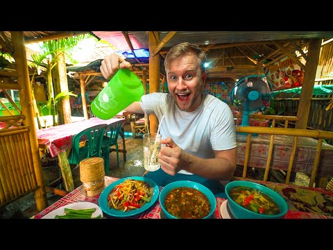 This is REAL Isan Food / First Time on Koh Lanta / Krabi Thailand Motorbike Tour