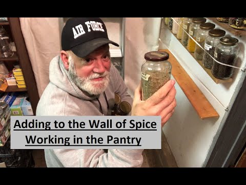 Adding a Shelf to the Wall of Spice in the Pantry!