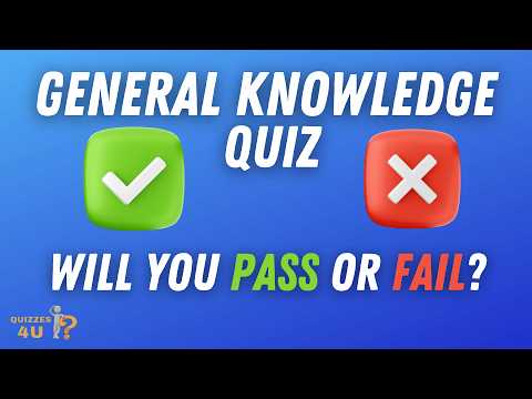 Can You Pass This Knowledge Quiz? ✔ Best Ultimate Mega Trivia Quiz