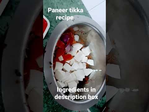 Paneer tikka #shorts #paneertikka #easyrecipe #delicious #snacks #nidhiskitchen #shots_video