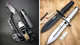 TOP 10 BEST SURVIVAL KNIVES IN THE WORLD