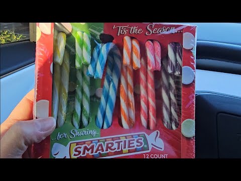 Dollar Tree Item Review Smarties Flavor Candy Cane CanesTaste Test