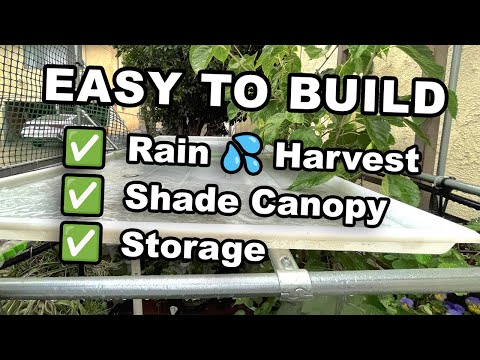 I Transformed a Shade Canopy to a Multifunction Conduit Structure