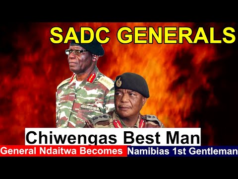 WATCH  LIVE; General Ndaitwa, Chiwenga Best Man Becomes Namibia First Gentleman, THE BACKSTORY