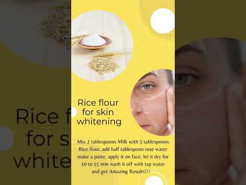 Simple, easy and natural way for skin whitening.