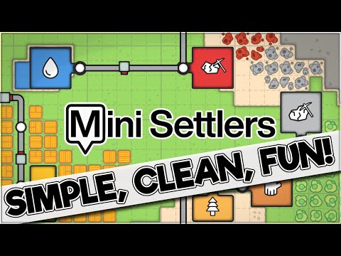 Anno and Shapez merge in this Minimalistic City Builder - Mini Settlers First Taste