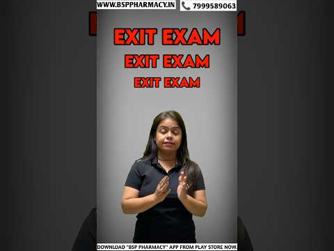 Exit exam का डर अब ख़त्म 🥶😍#bpharma #bpharmacy #pharma #pharmacy #pharmacist #dpharma #dpharmacy