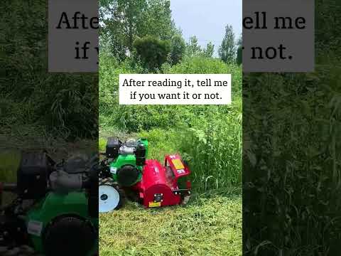 How to handle weeds as tall as humans？ #agricultural #agriculture #branch #machinery #farming#nature