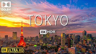 TOKYO VIDEO 8K HDR 60fps DOLBY VISION WITH SOFT PIANO MUSIC