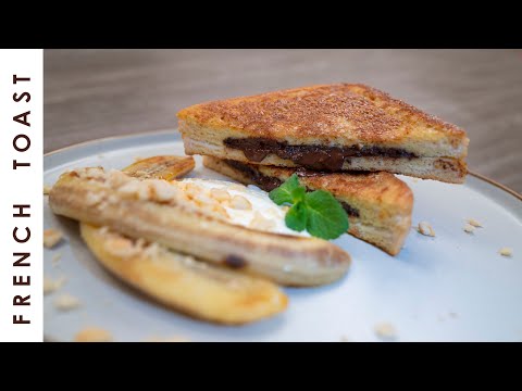 A Delicious French Toast Recipe with Chocolate and Bananas