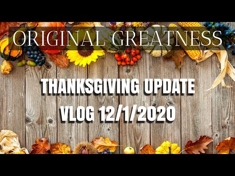 VLOG 12/1/2020 (Family, Thanksgiving, Dressing, Library & Channel Changes)