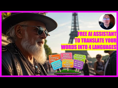 Free Translator Assistant for French, Spanish, English and German