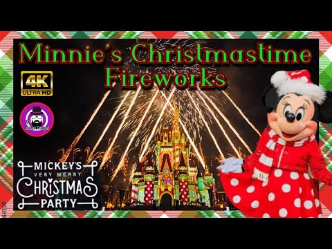 Minnie's Wonderful Christmastime Fireworks Show | #mvmcp #disneychristmas #disneyfireworks