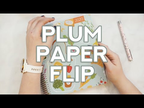 Plum Paper Planner Flip | 7 x 9 Vertical Lined Mini-Review