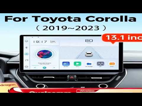 Ainavi 13.1 Inch For Toyota Corolla E210 2019 2020 2021 2022 2023 Car Radio Wireless Carpl