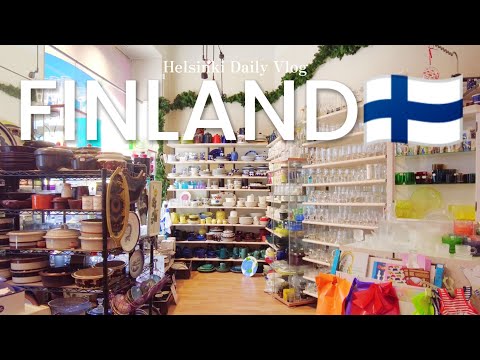 Scandinavian life  [Vlog] Shopping for Autumn kitchen, Finnish tableware shop