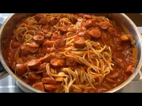 How To Make The Best Spaghetti Using Hot Dogs