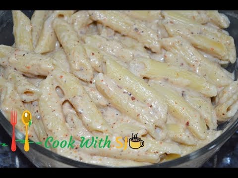 Easy White Sauce Pasta Recipe | Creamy White Sauce Pasta