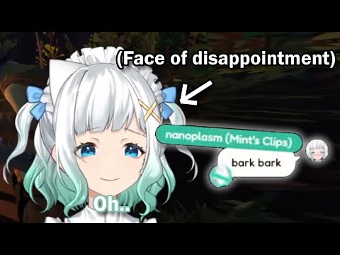 Mint gets disappointed at chat barking for her 【Maid Mint Fantome】