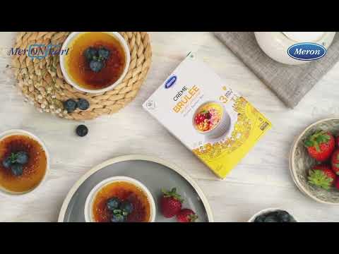 Make Crème Brulee at Home: Create with Meron Premixes!