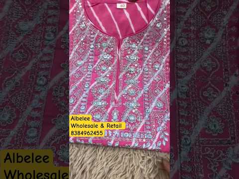 Leheriya Kurti Cotton Fabric #albelee #viral #shorts #ytshorts #youtubeshorts #cottonkurti