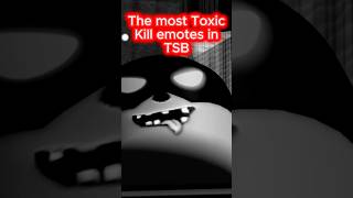 Most TOXIC DEATH EMOTES 💀💀 The Strongest Battlegrounds ROBLOX #shorts