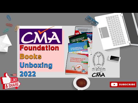 CMA Foundation Books Unboxing/ CMA Books