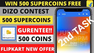 Flipkart New offer free Supercoins | Win 500 Supercoins free | Flipkart Dizo offer | wificlass 2.0