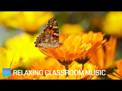 Relaxing Music For Classroom Work - Beautiful Butterflies - Quiet reading music for the classroom