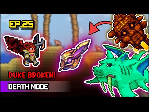 NOVA ARMA QUEBRADA E DUKE ROUBADO! - Terraria Calamity Death Mode EP. 25