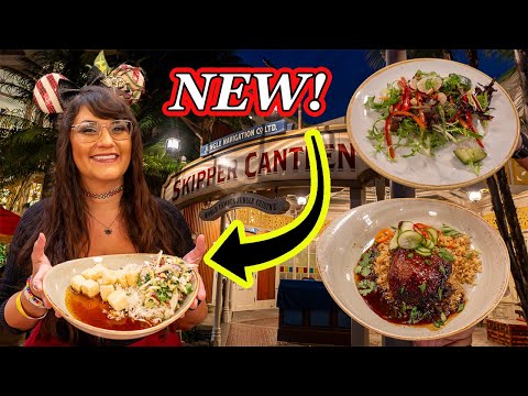 Disney's Magic Kingdom MENU UPDATE 🌍 Disney World Jungle Skipper Canteen food review 2024