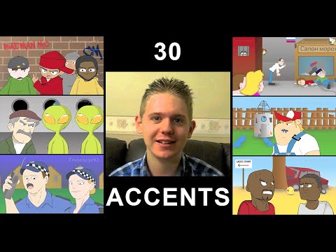 The English Language In 30 Accents (Animated)