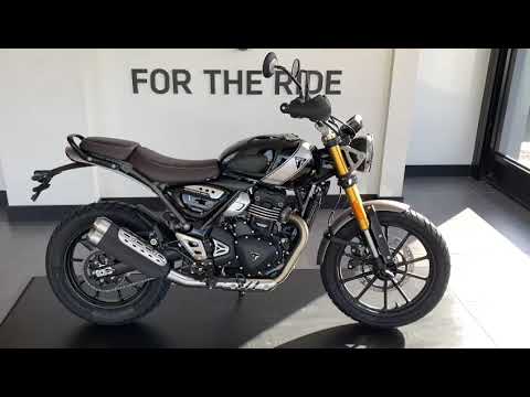 Triumph Scrambler 400X Phantom Black