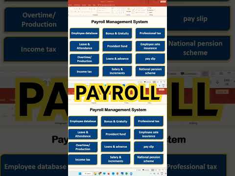 Payroll in Tally #payroll #payroll processing #payrollmanagement