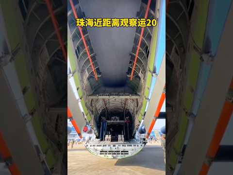 Y-20 aircraft at the Zhuhai Air Show in China