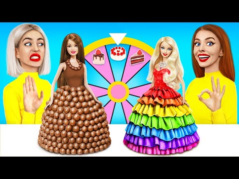 Rich vs Poor Chocolate Cake Decorating Challenge | Chocolate Cake Battle by FoodyFun