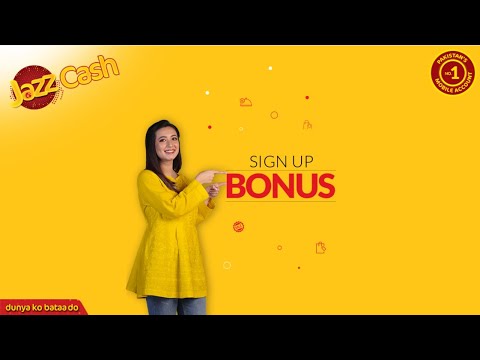 Sign up Bonus with JazzCash