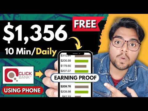 Making $1,356/Day From SmartPhone | Top 3 Free Affiliate Marketing Methods 2024 (Hindi)