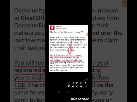 SUPRA Token Claim Update | SUPRA Token Listing Time